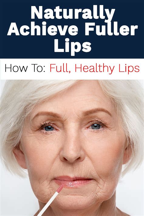 lip plumping for older women.